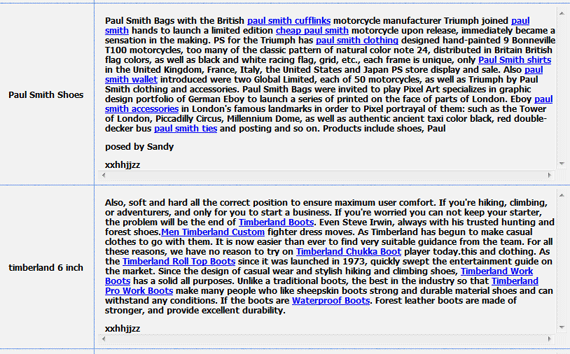 forum spam example