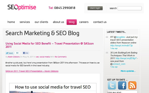 seoptimise homepage