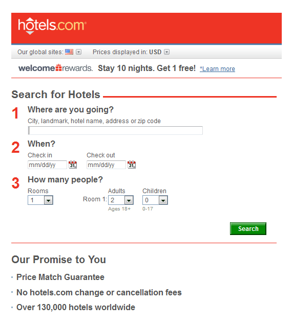 hotels.com promise