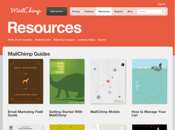 MailChimp Resources MailChimp Email Marketing Education Resources