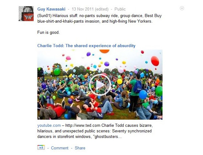 google_plus_2 Guy K Google Plus Video