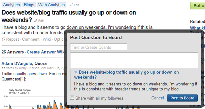 repost quora boards