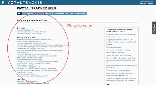 pivotal tracker help
