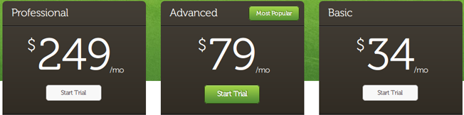 vidyard pricing page