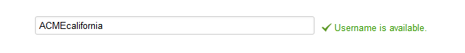selecting twitter username