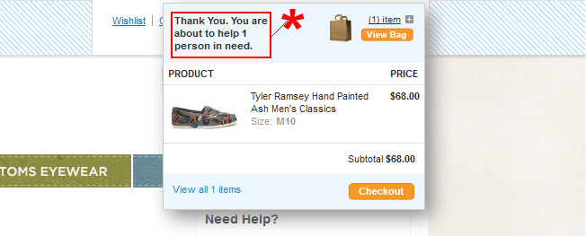 toms shoes donations