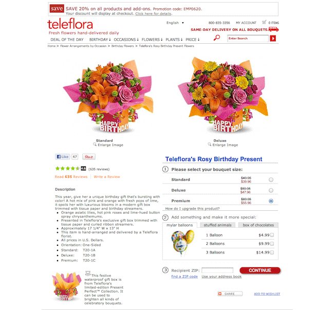 Teleflora-specific-landing-page