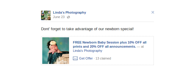 Get Facebook Offer