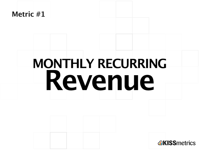 Monthly Recurring revenue
