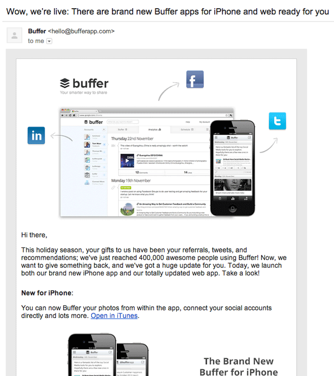 Buffer Email 1