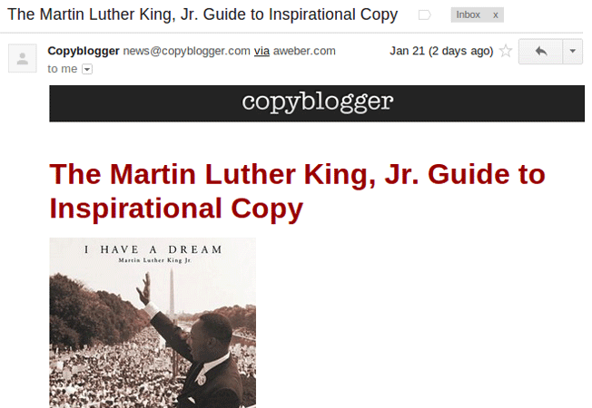 Copyblogger Martin
