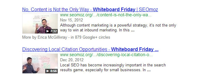 rich snippets by Google