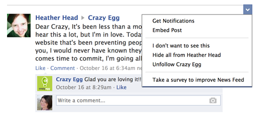 facebook testimonials embed post