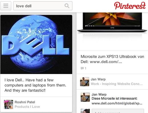 pinterest testimonials search