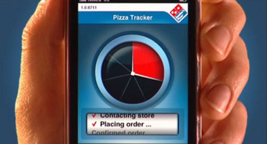 dominos pizza tracker mobile app