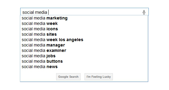 keyword research google suggested search