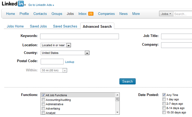 linkedin-job-search LinkedIn - AOFIRS