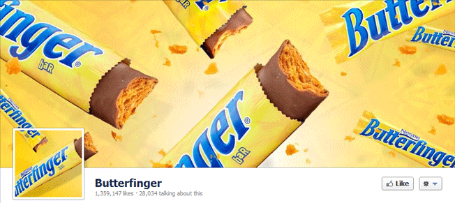 timeline cover photo example butterfinger