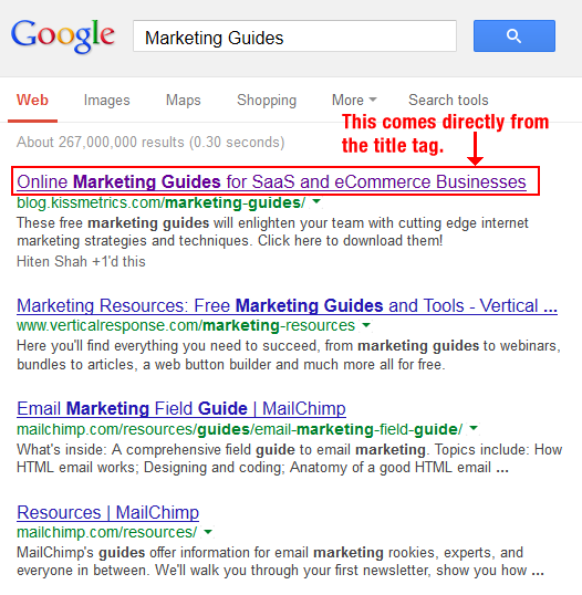 marketing guides search results