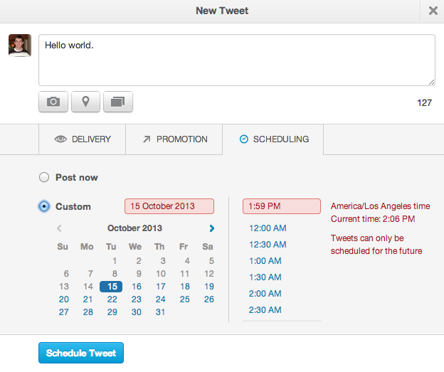 Twitter Announces Scheduled Tweets - Here's What It Means For Marketers