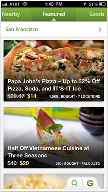 Groupon mobile product pictures