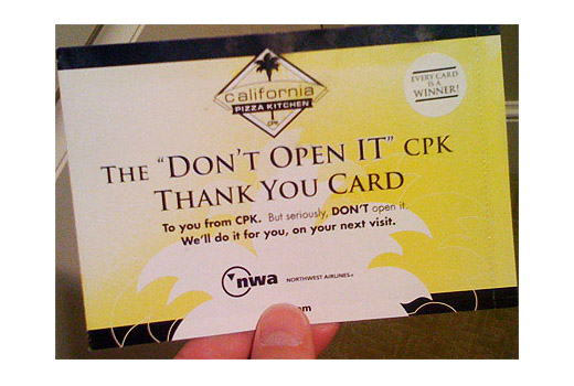cpk card curiosity