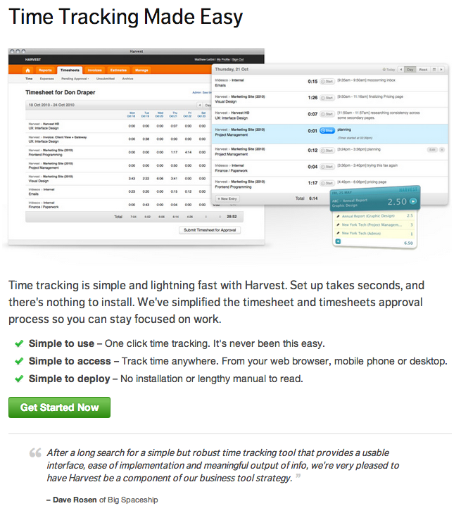 time tracking made easy