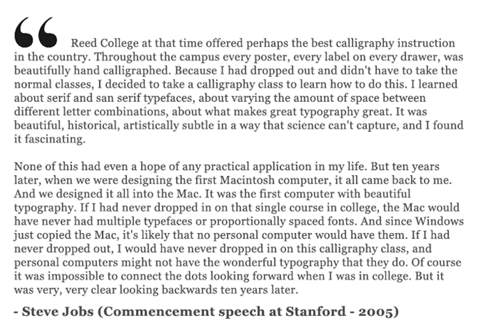 summary steve jobs commencement speech