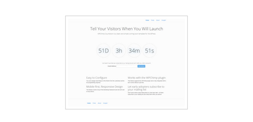 42 tell visitors when you will launch