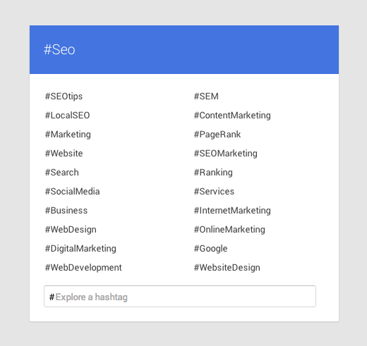 11 hashtag seo