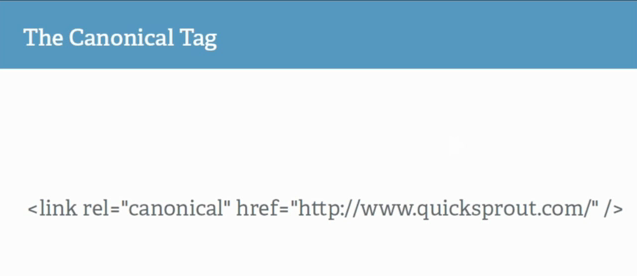 How to write a canonical tag
