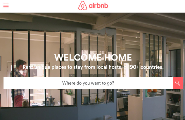 airbnb screenshot for today