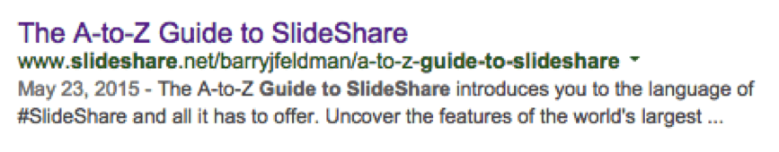 a to z guide on slideshare