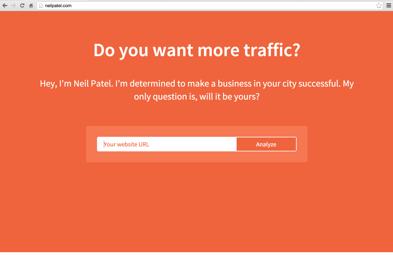 neil patel want more traffic