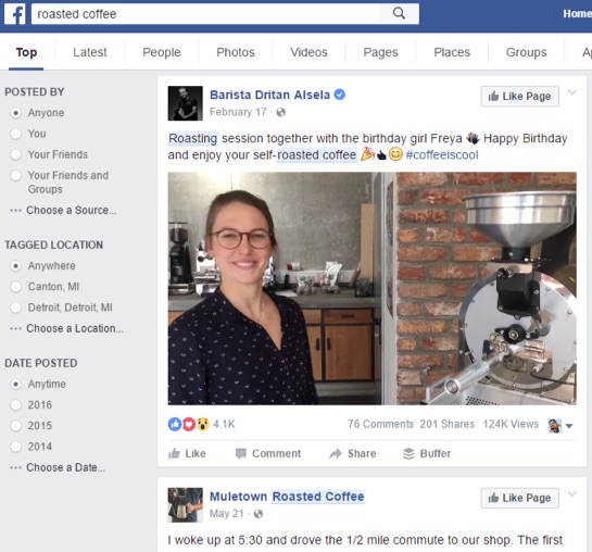 facebook-roasted-coffee-keyword-research