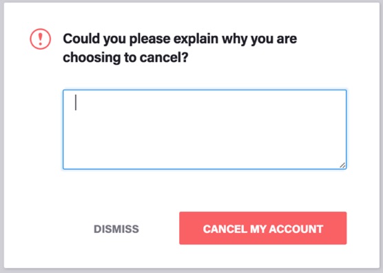explain-why-youre-cancelling