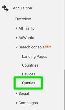 queries-google-analytics