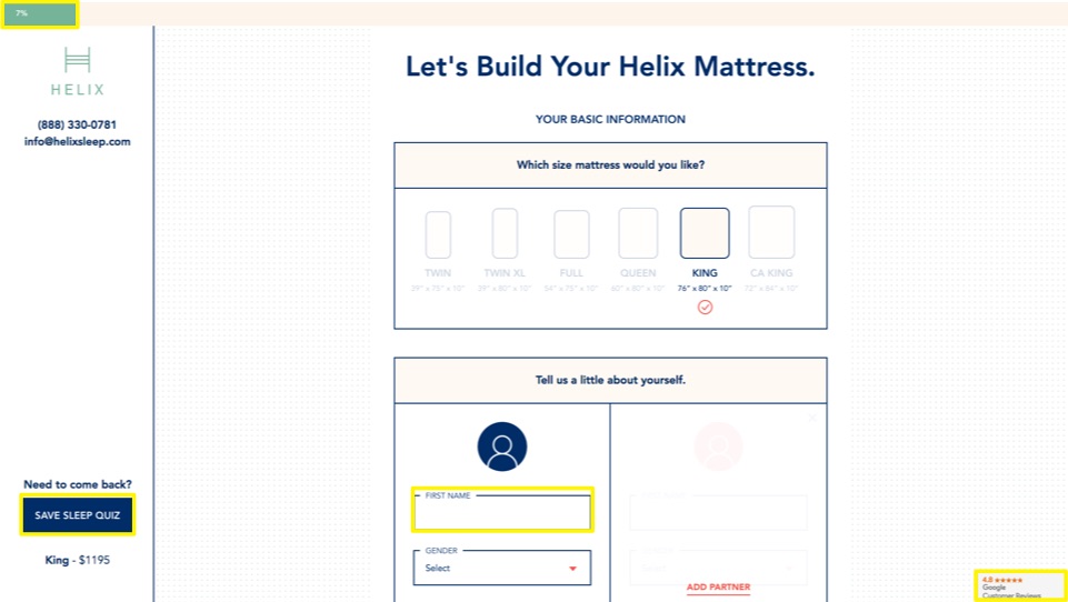 build helix mattress