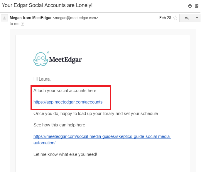 meetedgar accounts are lonely email