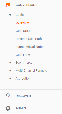 where to find goals overview in google analytics