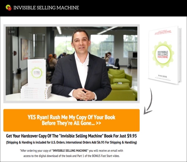 invisible selling machine book scam advertisement