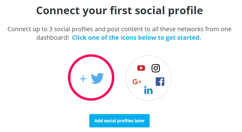 hootsuite connect social accounts
