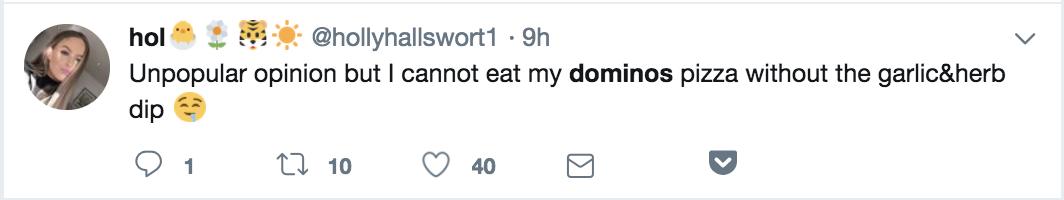 dominos customers on twitter