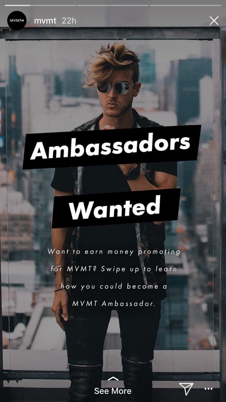 mvmt ambassadors wanted instagram
