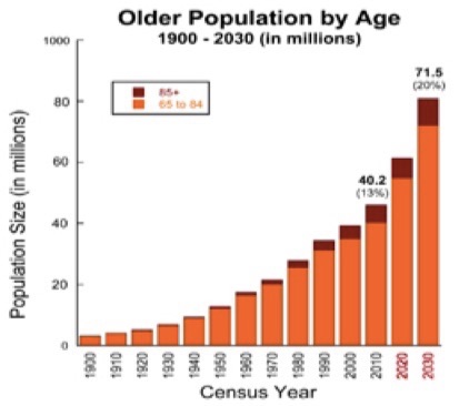 older population by age