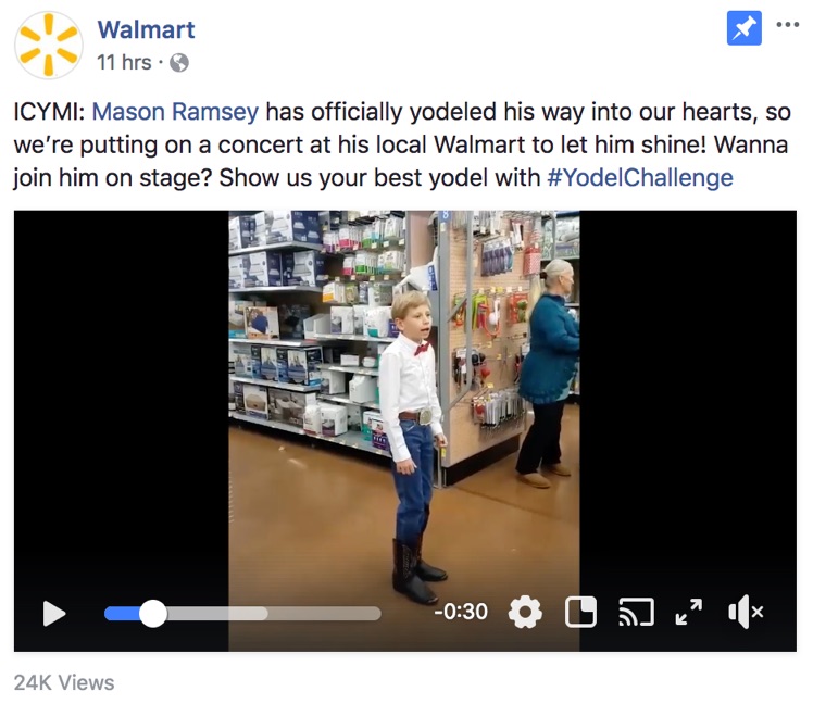walmart facebook post