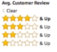 amazon customer review stars