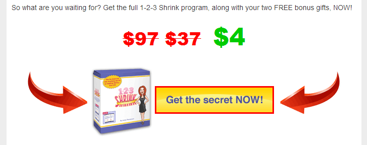 get the secret now call to action copy