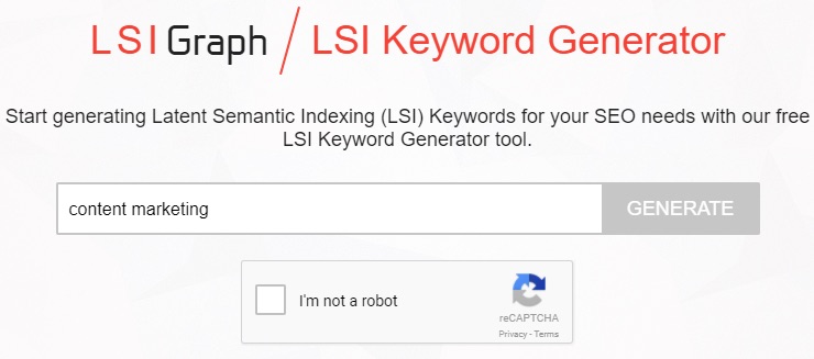 Latent Semantic Indexing graph lsi keyword generator
