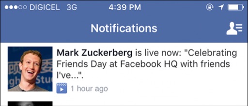 mark zuckerberg going live on facebook